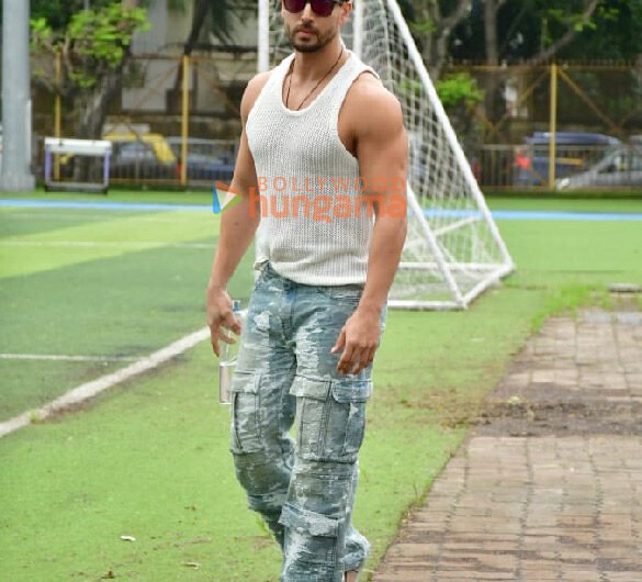 Photos: Tiger Shroff and Ahan Shetty snapped during a football match in Juhu | Parties & Events