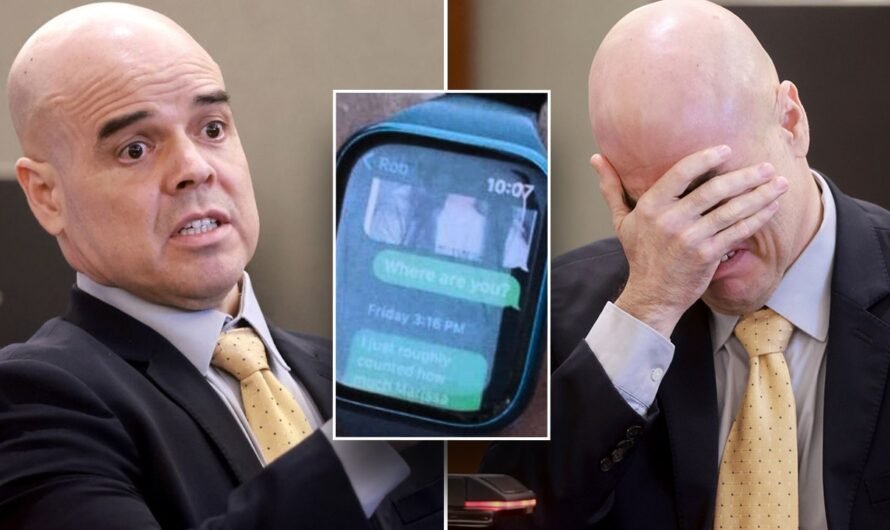 Dem Vegas politician stumped when confronted with surprise text message in murder trial