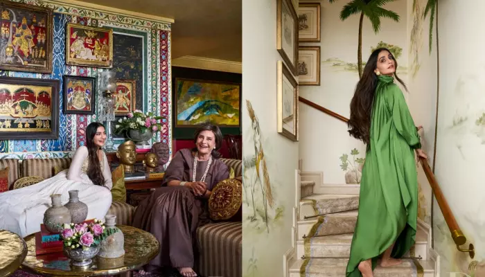 Sonam Kapoor Gives A Sneak Peek Into Her Maximalist Indian Heritage Inspired Home With Old Ad Finish