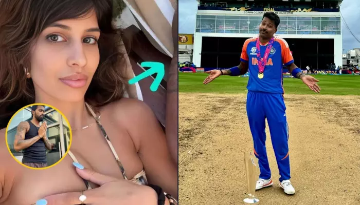 Jasmin Walia’s Bikini Photo With A Tattooed Man Goes Viral, Netizens Are Sure It Is Hardik Pandya