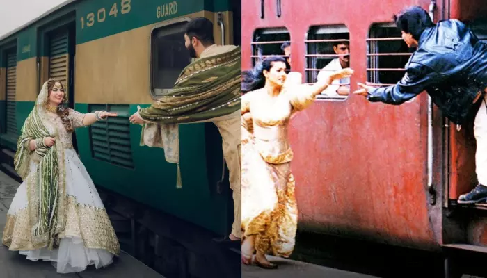 Pakistani Bride Gets Shah Rukh Khan’s Film, ‘Dilwale Dulhania Le Jayenge’ Style Shoot On Her ‘Nikah’