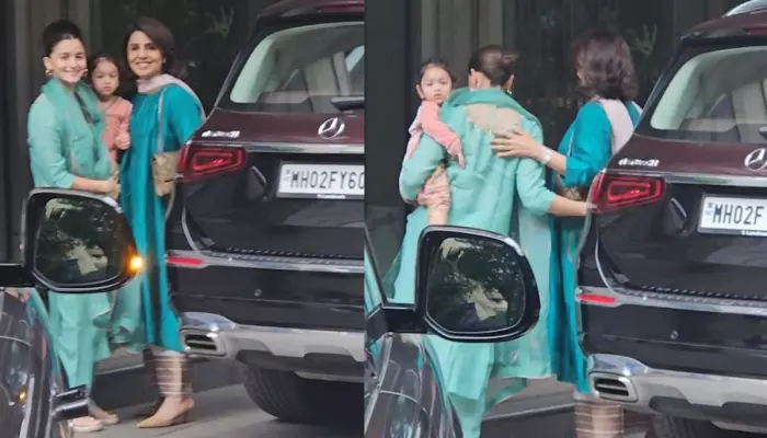 Alia Bhatt And Neetu Kapoor Twin In Green Salwar Suits As They Celebrate Raha’s First Raksha Bandhan