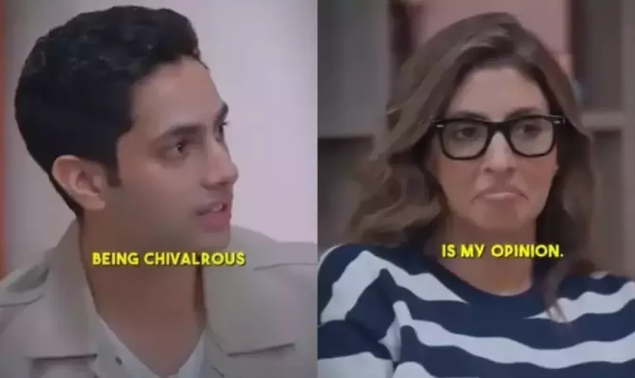 Shweta Bachchan Is Shocked As Son, Agastya Shares His Views On Toxicity And Chivalry, Netizens React