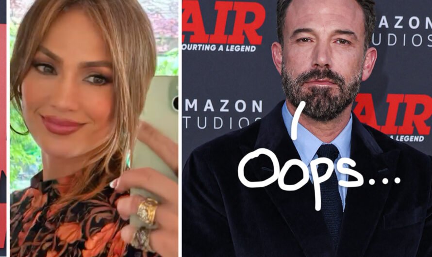 Ben Affleck’s Engraving On Jennifer Lopez’s Ring Did NOT Age Well!