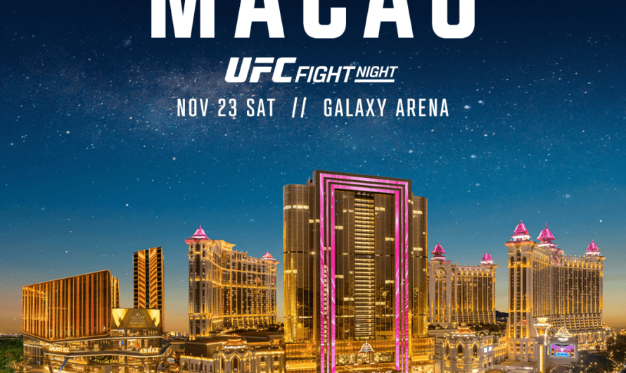 Ticketing Details and Main Event Announced for UFC® FIGHT NIGHT MACAU at Galaxy Macau