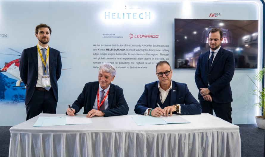 SGi Signs Landmark Deal with Helitech Asia as Launch Customer for Ten Leonardo AW09 Helicopters at Bali Air Show 2024