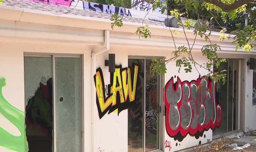 Squatters take over second abandoned Hollywood Hills mansion owned by son of Phillies owner