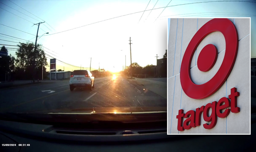 Dashcam video captures 8-year-old Ohio girl driving family SUV on Target run