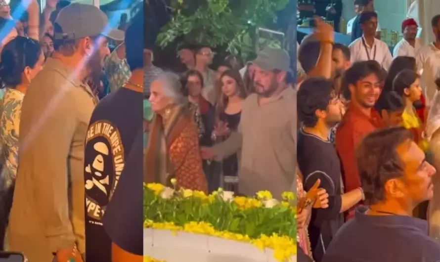 Salman Khan Dances To Dhol Beats At Ganpati Visarjan Despite Rib Injury, Does Aarti With Mom, Salma