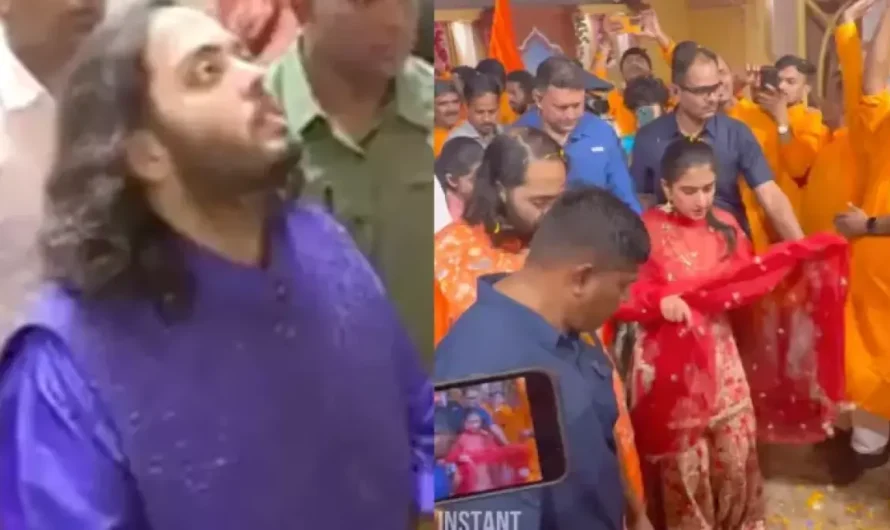 Anant Ambani Bows To Lalbaugcha Raja’s Feet And Offers His Prayers As He Seeks His ‘Darshan’