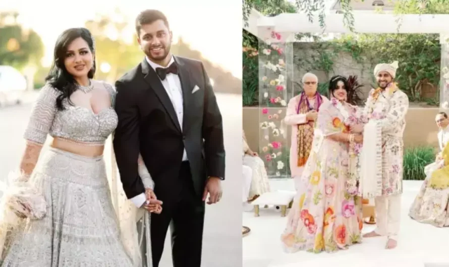 Indian-Californian Bride’s Filmy Wedding In USA, Flew India To Get Wedding Dress From Rahul Mishra