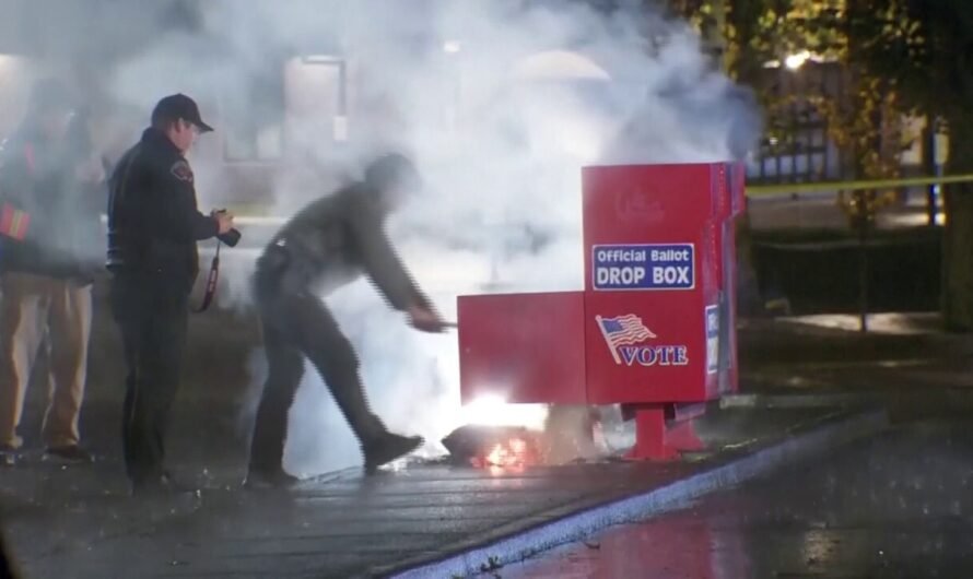 Washington officials retrieve about 475 damaged ballots from burned drop box