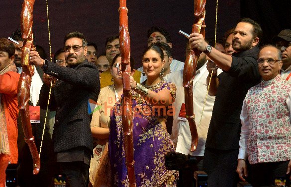 Photos: Ajay Devgn, Kareena Kapoor Khan and Rohit Shetty attend Ram Leela celebrations in New Delhi as they promote their film Singham Again | Parties & Events