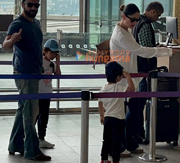 Photos: Saif Ali Khan and Kareena Kapoor Khan snapped at the airport | Parties & Events