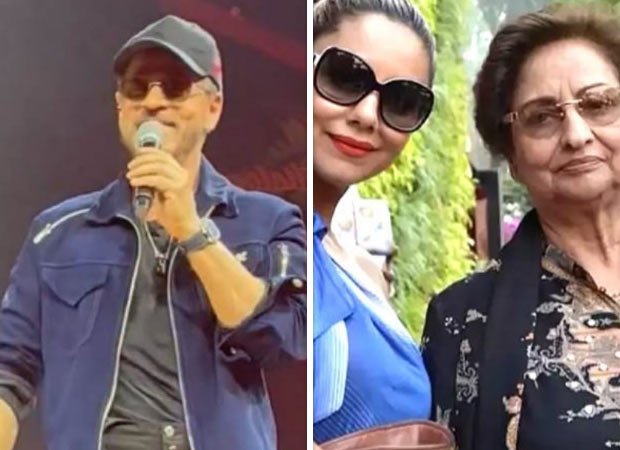 Too-sweet-to-handle! Shah Rukh Khan dances with MIL Savita Chibber at Dubai event, watch : Bollywood News