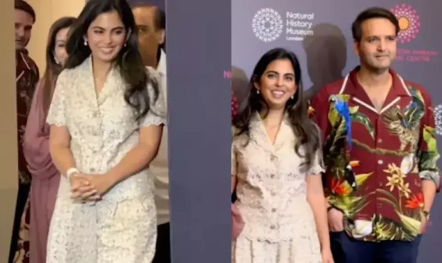 Isha Ambani Makes Stylish Entry With Husband, Anand, Join Nita Ambani-Mukesh Ambani For Photo-Sesh