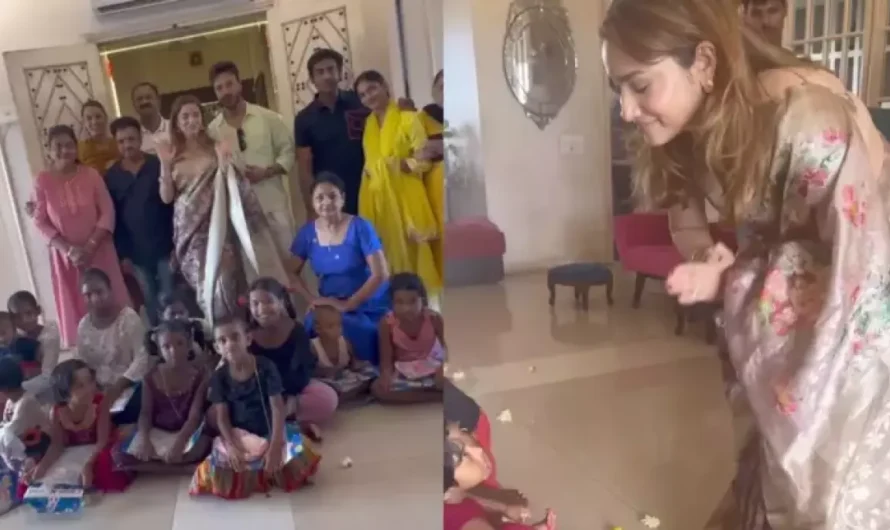 Ankita Lokhande And Vicky Jain Perform ‘Kanya Poojan’ At Home ‘Choti Mata Rani..’