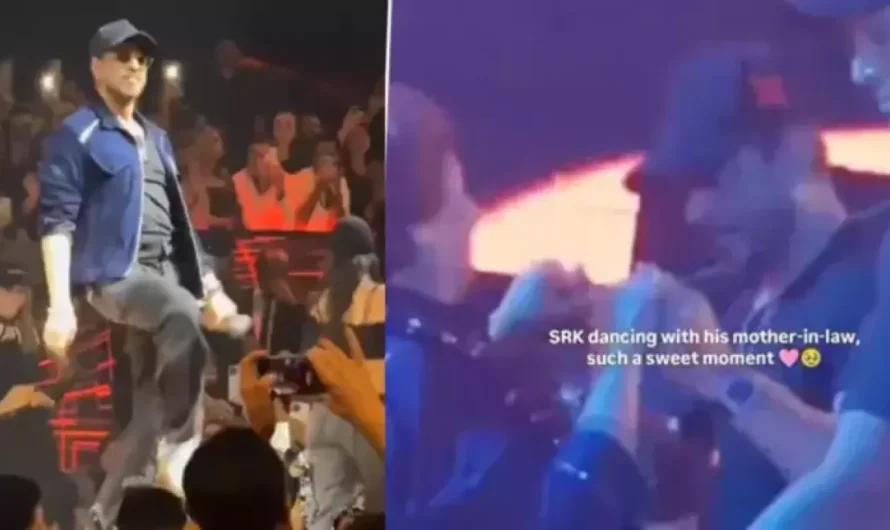 Shah Rukh Khan Dances With Mother-In-Law Savita Chibber On Stage At Aryan Khan’s Event