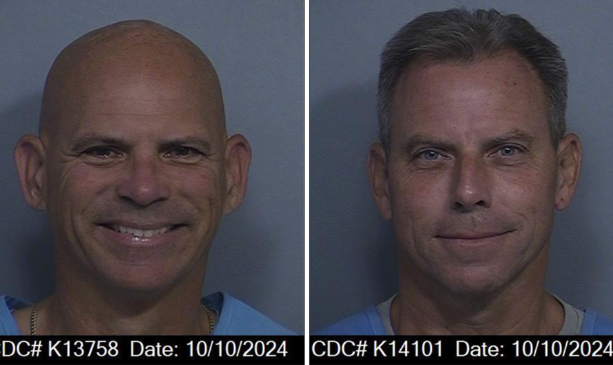 Menendez brothers all smiles in latest mugshots as DA recommends resentencing