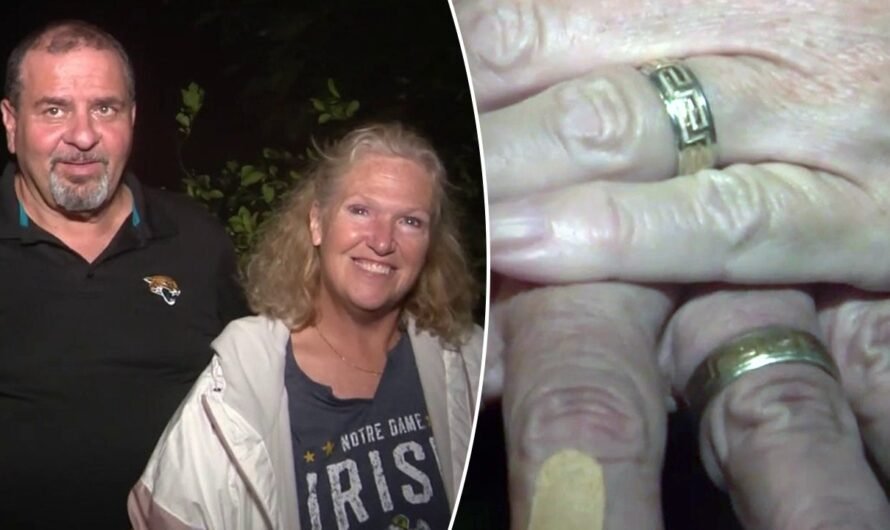 Florida couple marvels as Hurricane Milton uncovers long-lost wedding ring