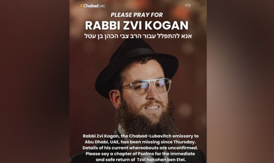 Israel says UAE authorities found Rabbi Zvi Kogan dead: ‘Antisemitic terrorism’