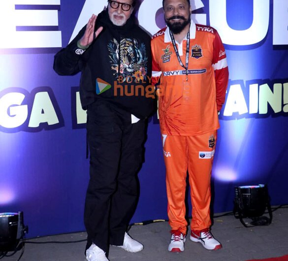 Photos: Amitabh Bachchan and others snapped at All Star Tennis Ball Cricket League | Parties & Events