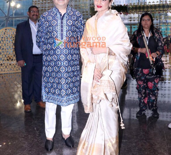 Photos: Rekha snapped at the Aditya Vikram Birla Puraskars 2024 at NSCI Dome, Worli | Parties & Events