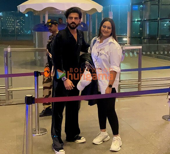 Photos: Sonakshi Sinha and Zaheer Iqbal snapped at the airport | Parties & Events