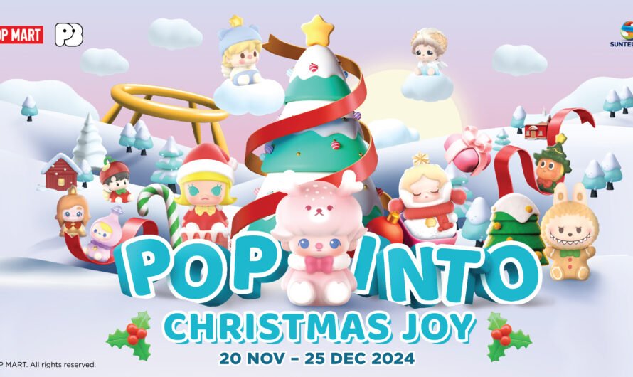 Suntec City Pops into Christmas Joy with Singapore’s First POP BEAN Christmas Celebration