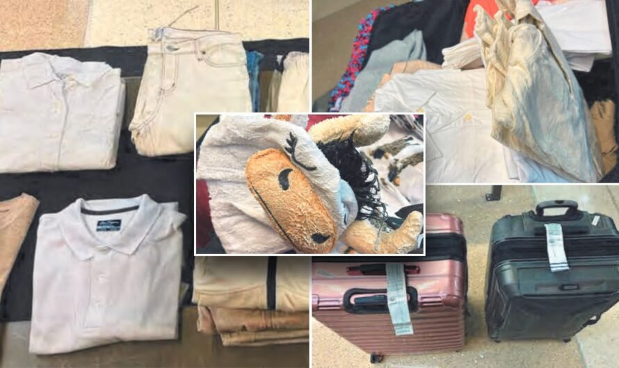 California man allegedly checked suitcases containing meth-caked clothes: DOJ