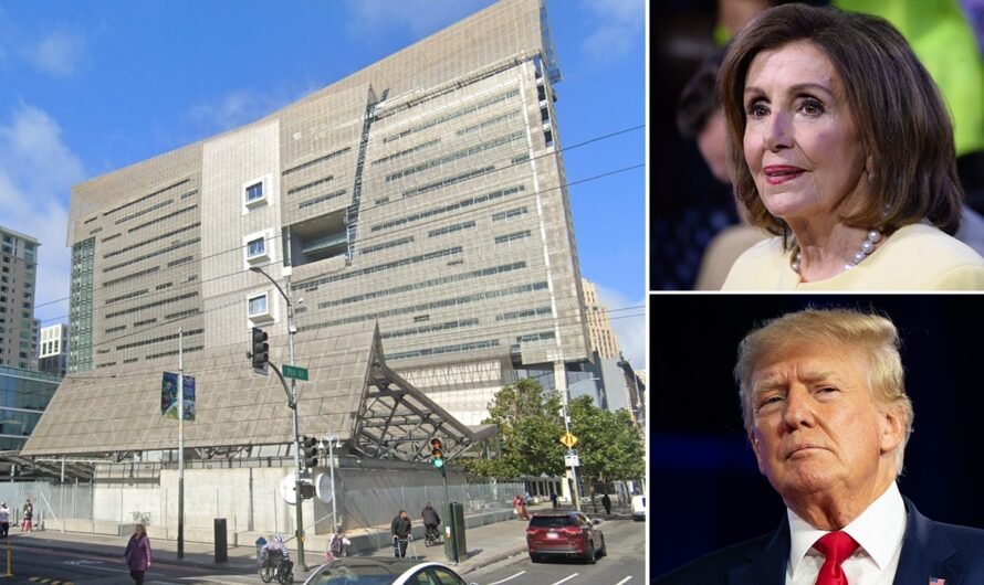 ‘Green’ federal building once ridiculed by President-elect Trump being dedicated to Nancy Pelosi