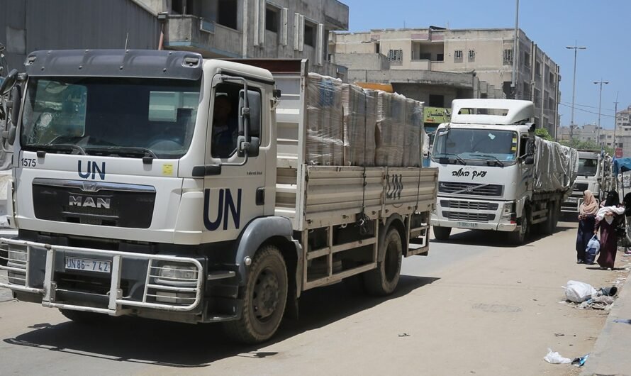 After 97 UN aid trucks in Gaza are ‘violently looted’ by armed men, food prices soar