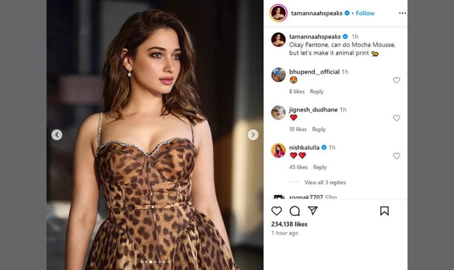 Tamannaah Wears The Colour of 2025