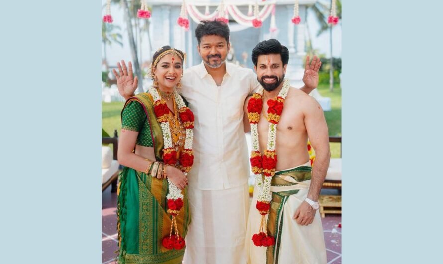 Vijay At Keerthy Suresh’s Wedding