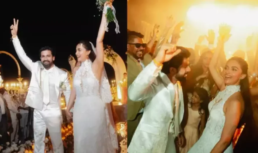 Keerthy Suresh Shares Photos Of Her White-Wedding With Antony Thattil, Stuns In A Lace Gown