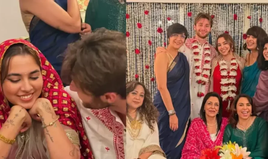 Aaliyah Kashyap’s Unseen Registration Marriage Photo Dump, She Dons Red ‘Dupatta’ For Ceremony