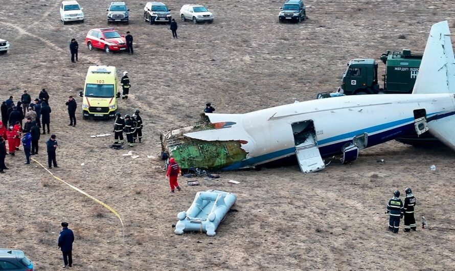 Azerbaijan Airlines plane headed to Russia crashes hundreds of miles off course, dozens feared dead