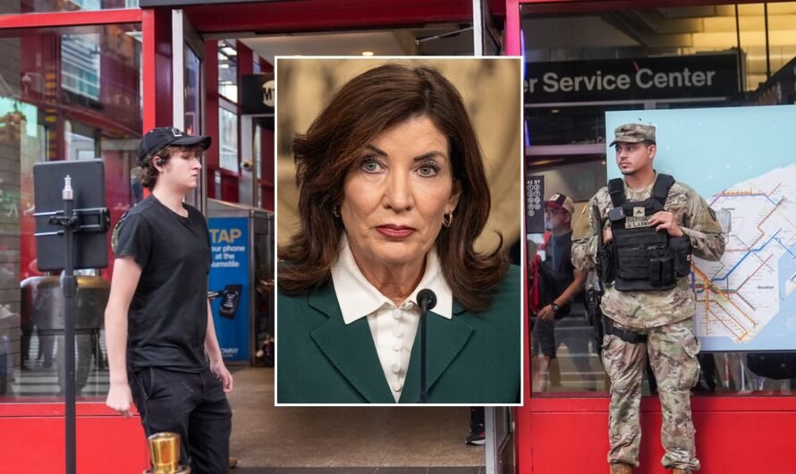 New York Governor Kathy Hochul says National Guard members deployed to guard NYC subway