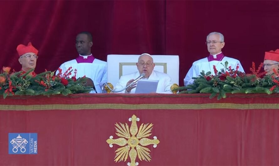 Pope Francis addresses Ukraine, Middle East in Christmas Urbi et Orbi message