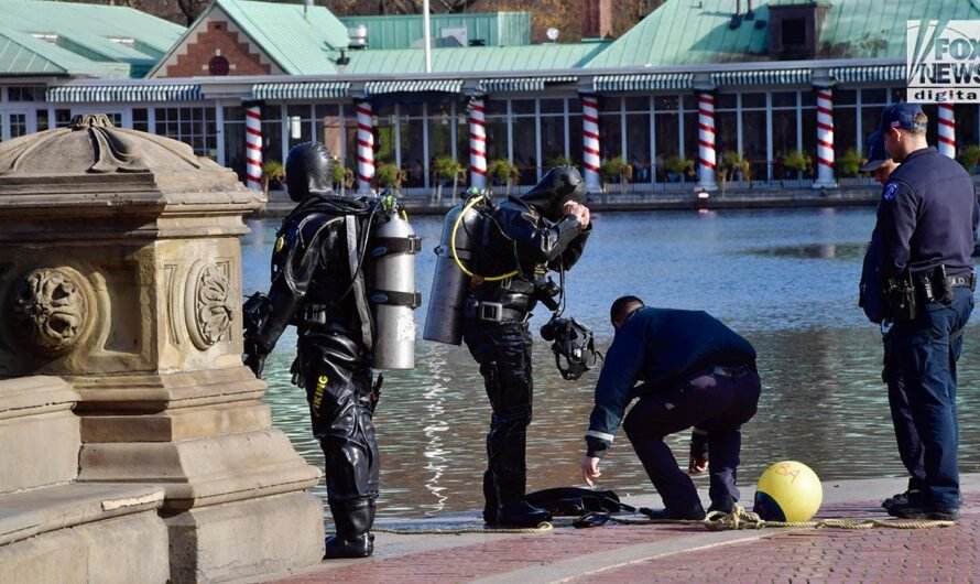 NYPD divers seen searching Central Park lake as manhunt for CEO killer continues